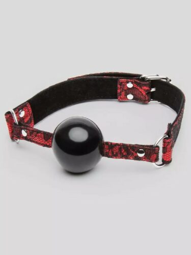 The Bondage Boutique Silicone Ball Gag is perfect for Pet Play